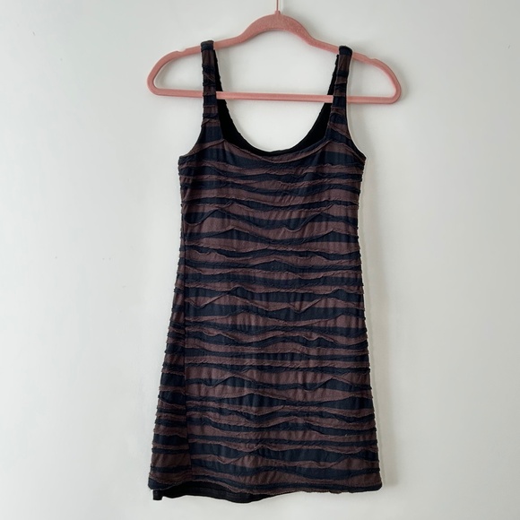 Free People Striped Bodycon Mini Bandage Dress - Picture 1 of 16